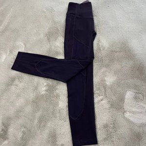 lululemon Black Currant Leggings w/ Pockets Size 6
